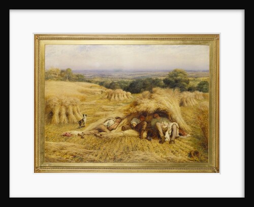 The Noonday Rest, 1862 by John Linnell