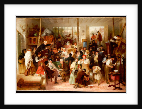 The Auction, 1863 by John Morgan