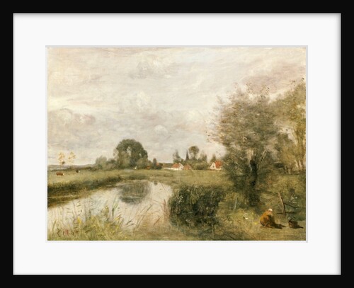 View of Arleux from the Marshes of Palluel, 1873 by Jean Baptiste Camille Corot