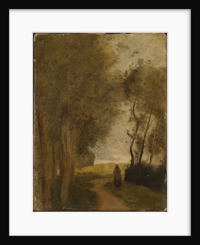 Road at Lisiere de Bois, c.1860-65 by Jean Baptiste Camille Corot