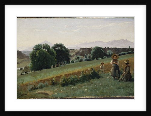 Landscape at Mornex, c.1842 by Jean Baptiste Camille Corot