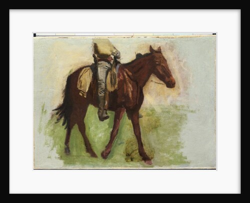 Sketch for 'Cowboys in the Badlands' by Thomas Cowperthwait Eakins