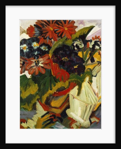 Flowerpot and Sugar Bowl, 1918-19 by Ernst Ludwig Kirchner