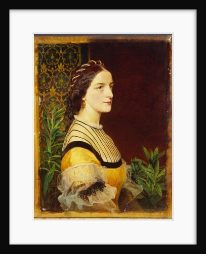 Portrait of a lady, head and shoulders, 1860 by Anthony Frederick Augustus Sandys