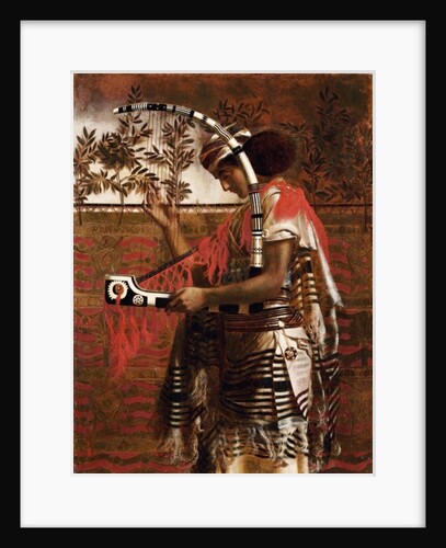 A Young Musician Employed in the Temple Service during the Feast of the Tabernacles, later called Hosanna, 1862 by Simeon Solomon