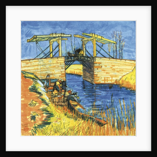 Le Pont de Langlois a Arles, 1888 by Vincent van Gogh