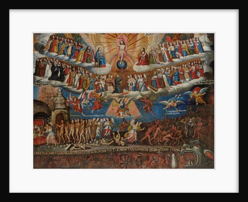 The Last Judgement, Cuzco School, late 17th century by Diego Quispe Tito