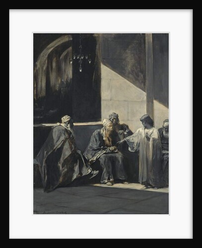 Christ teaching in the temple by Benjamin (1845-1902) Constant