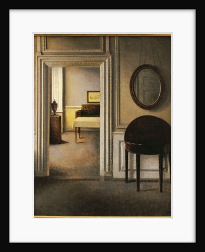 The Music Room, 30 Strandgade, c.1907 by Vilhelm Hammershoi