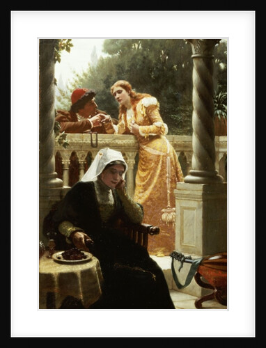 A Stolen Interview, 1888 by Edmund Blair Leighton