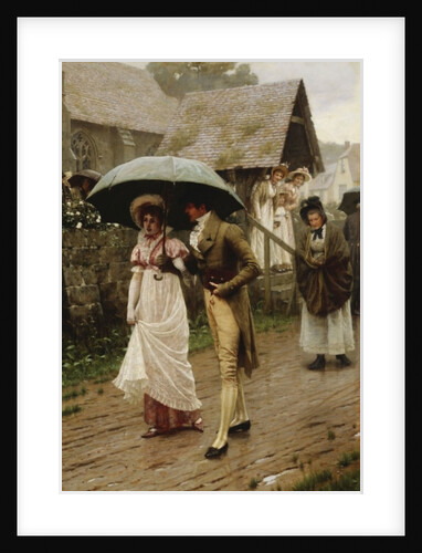 A Wet Sunday Morning, 1896 by Edmund Blair Leighton