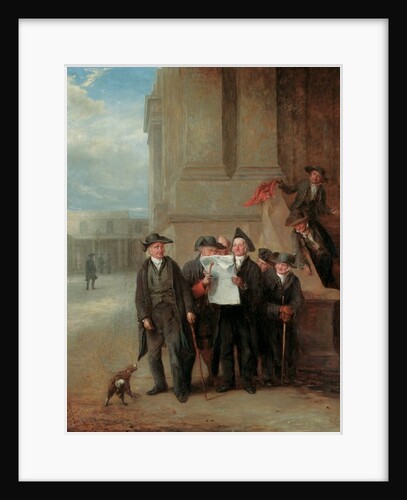 Naval Intelligence: Greenwich Pensioners Reading a Copy of The Times by Henry James Pidding