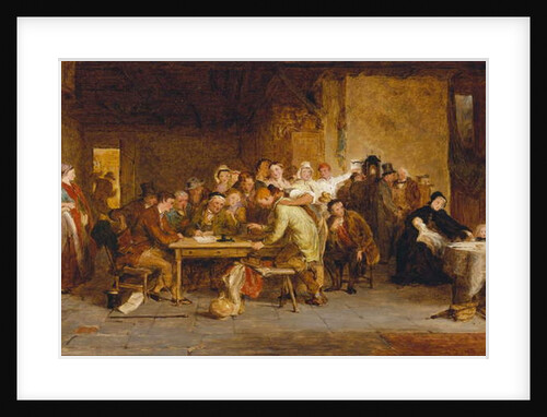 Sketch for 'The Raffle', 1868 by George Smith