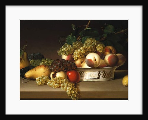 Fruit in a Chinese Basket, 1822 by James the Elder Peale