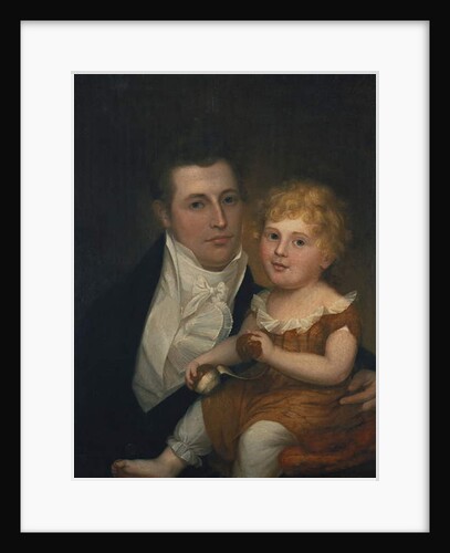 Portrait of Dr. Samuel Simes and his daughter, Mary Jane by James the Elder Peale