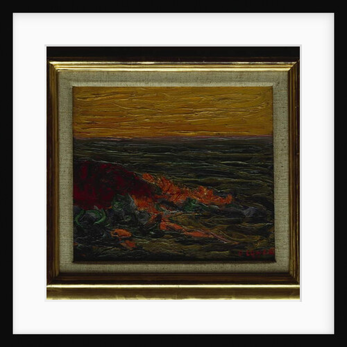 Seascape Yellow Sky Brittany, 1892 by Roderic O'Conor