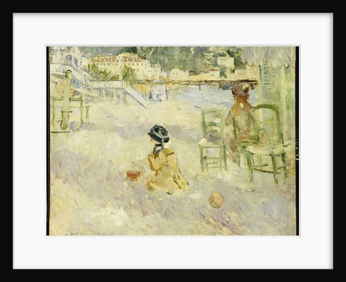 The Beach at Nice, 1882 by Berthe Morisot