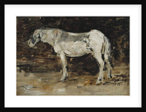 White Horse, c.1885-90 by Eugene Louis Boudin
