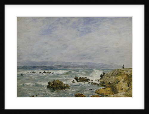 La Pointe de l'Ilette, Antibes, 1893 by Eugene Louis Boudin