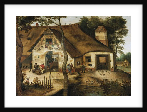 The Auberge Saint-Michel by Pieter the Younger Brueghel