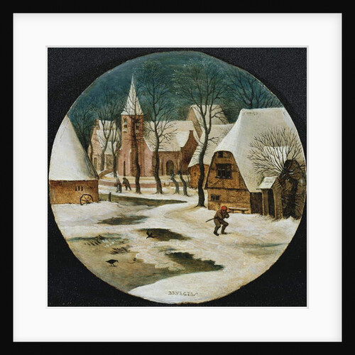 The Village in Winter by Pieter the Younger Brueghel