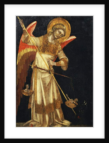 An Angel Protecting a Soul from the Devil by Guariento di Arpo