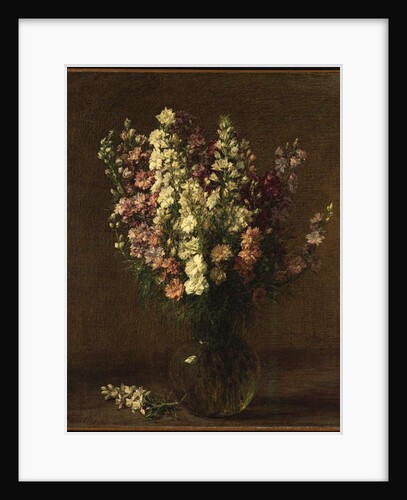 Larkspur, 1887 by Ignace Henri Jean Fantin-Latour