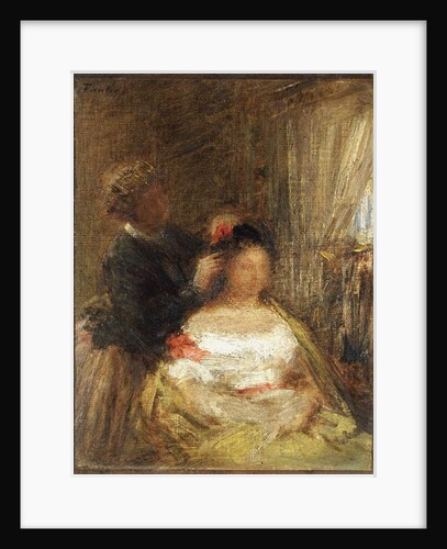 The Hairdresser by Ignace Henri Jean Fantin-Latour