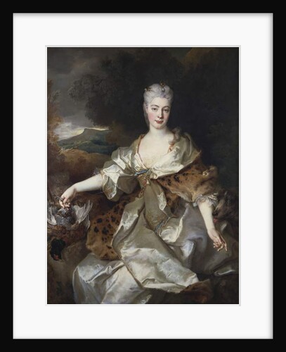 Portrait of the Countess of Noirmont as Diana by Nicolas de Largilliere