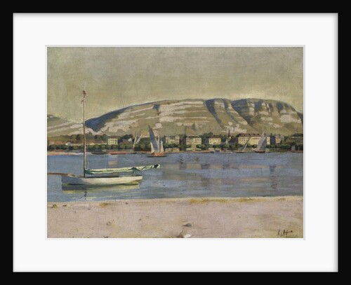 Geneva Harbour and the Saleve, 1878 by Ferdinand Hodler