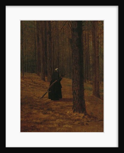 Old Woman gathering Brush, 1865 by Winslow Homer
