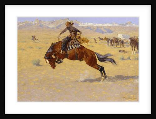 A Cold Morning on the Range, c.1904 by Frederic Remington