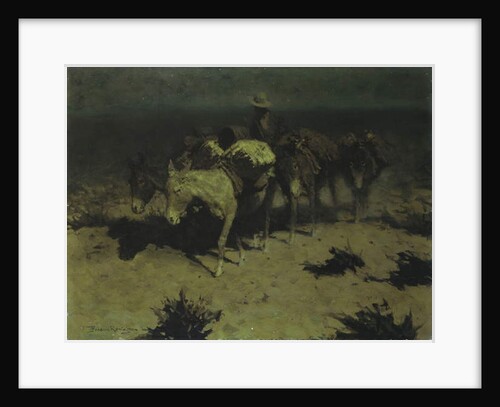 A Pack Train, 1909 by Frederic Remington