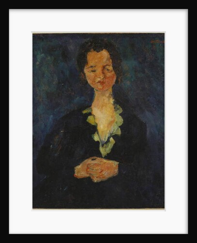 Portrait of a Woman with a Blue Background, 1927 by Chaim Soutine