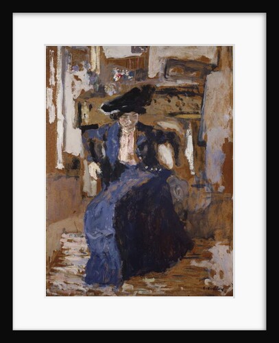 Woman in Blue by Edouard Vuillard