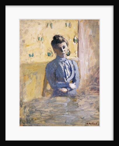 Seated woman in blue, c.1899 by Edouard Vuillard