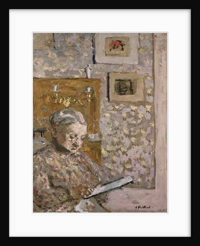 Mme Vuillard with a Tapestry, c.1910 by Edouard Vuillard