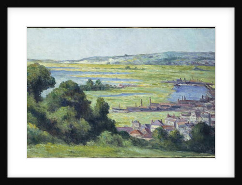 View of Honfleur by Maximilien Luce