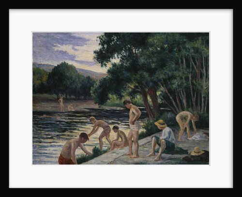 Bathers on the Banks of the Cure by Maximilien Luce