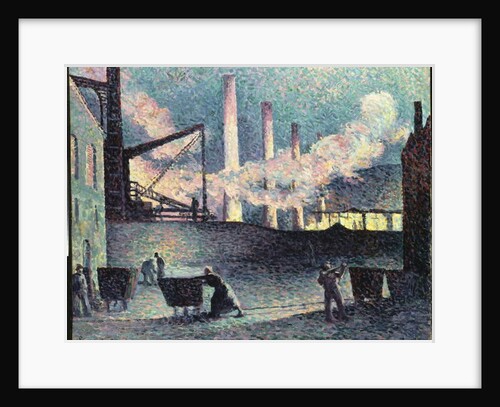 Factory Chimneys at Couillet, 1903 by Maximilien Luce