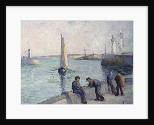 The Fishermen on the Dock, c.1920 by Maximilien Luce