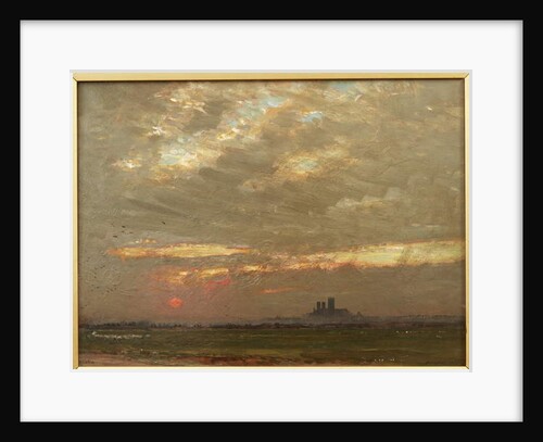 Lincoln Cathedral at Sunset, 1912 by Albert Goodwin