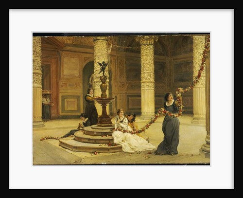 The Morning of the Festival - Central Italy, 1876 by Frank William Warwick Topham