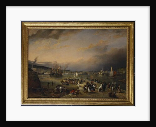 The Admiral's Hard, Stonehouse, Plymouth, 1865 by Richard Bridges Beechey