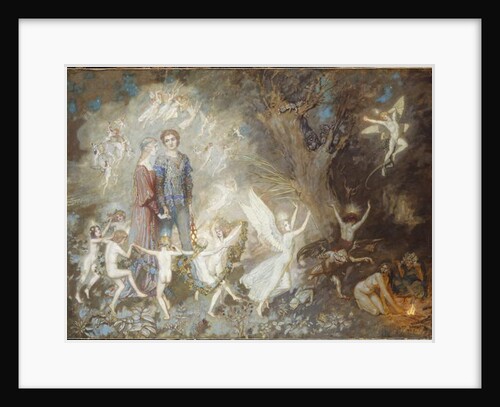 Yorinda and Yoringel in the Witch's Wood, 1910 by John Duncan