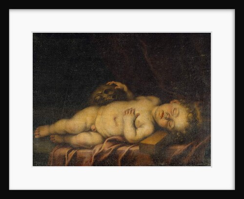 Christ Child Asleep on the Cross by Bartolome Esteban Murillo