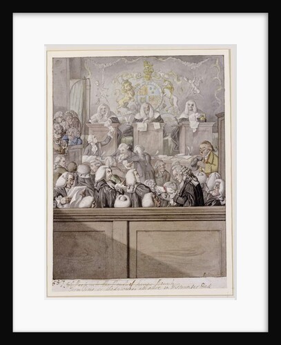 Term Time - or the Lawyers all alive in Westminster Hall by Robert Dighton