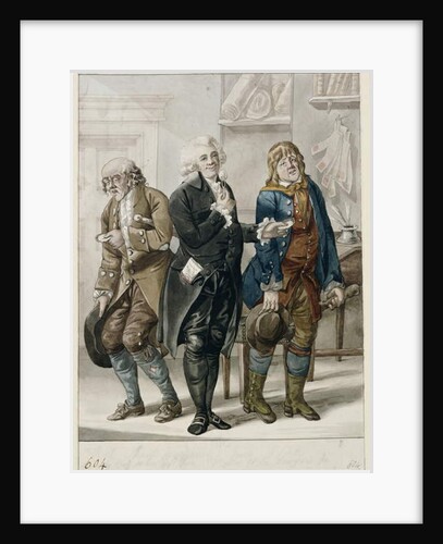 A Sharp between two Flats by Robert Dighton