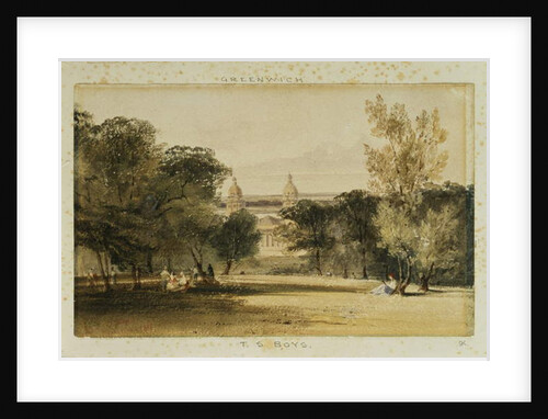 Greenwich Hospital from the Park, 1830 by Thomas Shotter Boys