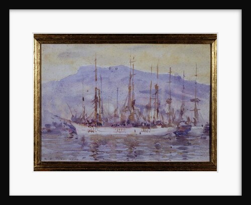 Three Masters, Falmouth, 1904 by Henry Scott Tuke